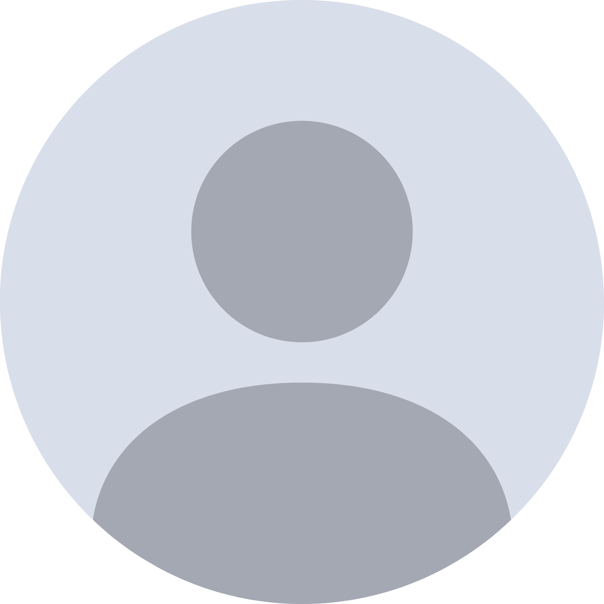 Avatar of a woman with red top and light brown hair in circle